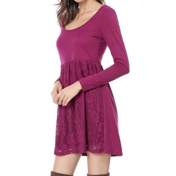 Allegra K long sleeves Dress - Picture 6 of 7